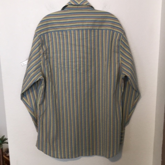 🏝RARE VINTAGE TOMMY BAHAMA INDIGO PALMS BUTTON DOWN SZ L EXCELLENT COND. - Picture 5 of 8